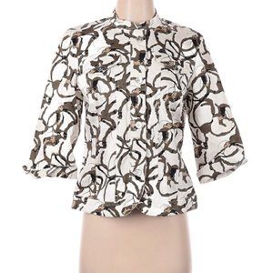 Tribal Studio ladies jacket blazer cream olive black 3/4 sleeves S. V5